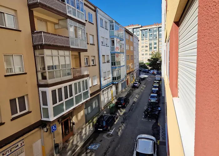 Apartmán Playa Bouzas - - Parking Free